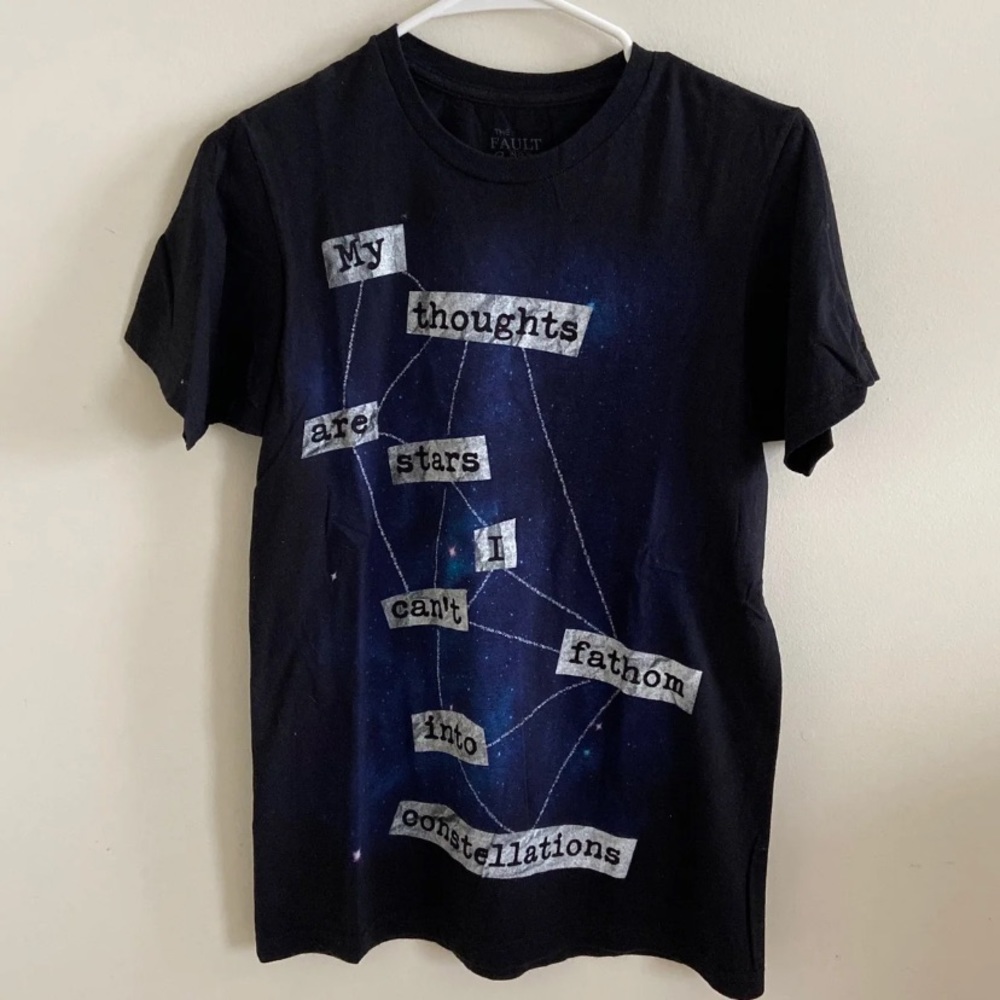 The fault in our stars constellations tshirt